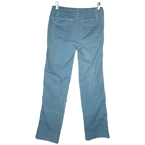 INC International Concepts Pants Womens‎ 2 Blue Adjustable Length Preppy Casual - Picture 2 of 7
